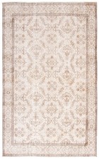 Vintage Traditional Hand-Knotted Area Rug 5'1