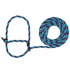 Weaver Livestock Braided Poly Rope Cattle Halter, One Size, Purple/Black/Teal picture