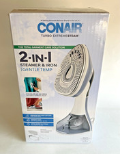 Conair Turbo ExtremeSteam 2-in-1 Steamer & Iron w/ Gentle Temp, Accessories Used picture