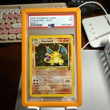 2000 Pokemon Charizard 4/130 Base Set 2 Holo Rare English PSA 7 picture