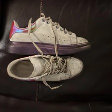 Alexander McQueen Oversized Sneaker Men’s Low Top Lace-Up White Multicolor picture