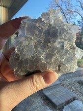 Blue Fluorite, La Viesca, Spain, 418 Grams picture