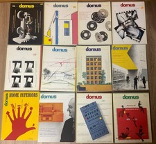 Lot Of Vintage Domus Italian Architecture Design Magazines 1987 - 91 Mid Century picture
