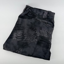 W Brand Ripstop Tactical Pants Kryptek Camo Cargo Utility Trousers 36x31 Black picture