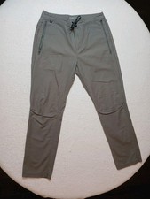 Roark Layover Pants Men's 32 Green Travel Drawstring Zip Pocket Adventure picture
