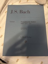 J S BACH Franzosische Suiten URTEXT G HENLE VERLAG RUDOLF STEGLICH sheet music picture