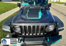 Fits 2021-2024 Jeep Wrangler Rubicon Hood Stripe Vinyl Decal 4xe picture