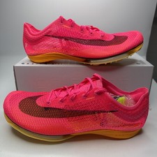 Nike Air Zoom Victory Hyper Pink Orange Black Track Spikes Men's 11.5 CD4385-600 picture