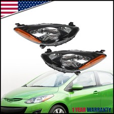 For 2011-2014 Mazda 2 Halogen Headlight Headlamp Driver&Passenger Side picture