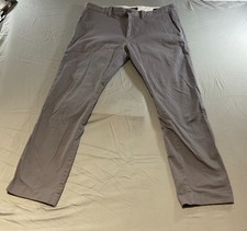 J.Crew Flex Slim Fit Gray Chino Pants Mens 34x30 Stretch Cotton Casual picture