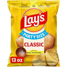 Layβs Classic Potato Chips in a 13-oz party-size bag picture