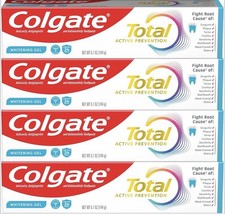 Colgate Total Whitening Toothpaste Gel with Fluoride, Bulk 4 Pack, 5.1 oz picture