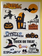 Scrapbooking Embellishment Halloween Witch Pumpkin Haunted House Stickers NEW picture