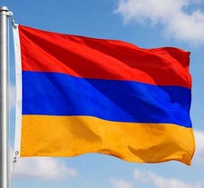 ARMENIA NATIONAL FLAG Yerevan ASIA EUROPE EURASIA 5X3 picture