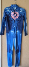 Samus Aran Cosplay Bodysuit Zero Suit  Jumpsuit Costume Adult Large Halloween picture