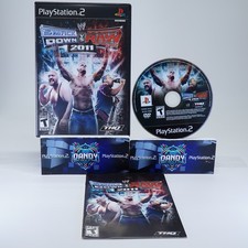 WWE Smackdown vs. Raw 2011 PS2 Black Label - CIB W/ Manual - PlayStation 2 picture