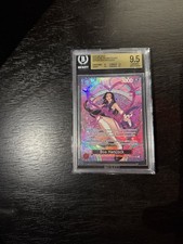 One Piece Card Game Boa Hancock OP07-017 SP Foil Kamis Island BGS 9.5 picture