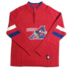 Montreal Alouettes CFL Men's Long Sleeve Woolen Sweater Official Licensed Sogo L picture