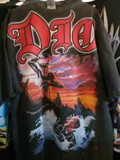 DIO HOLY DIVER ON A SHAKA HEAVYWEIGHT GARMET DYED T SHIRT 