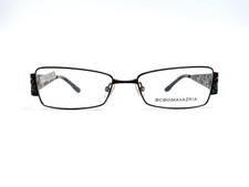 New BCBG Maxazria Purple Metal Cat Eye Glasses Ornate Temples Carolina 52 16 135 picture