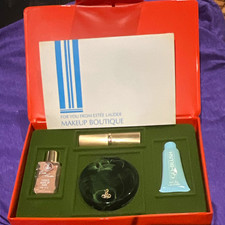 1970’s RARE VINTAGE Estée Lauder Makeup Boutique 3-Piece Set picture