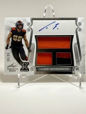 2023 Leaf Trinity Luke Musgrave triple Memorabilia Autograph #   #TA-LM1 silver  picture