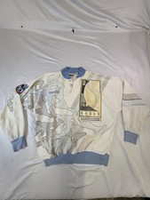 Vintage Starter 1936 World Series Yankees Giants Pullover Jacket Medium MLB picture