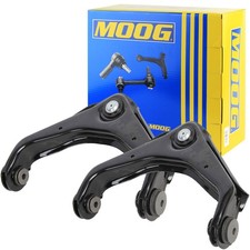 (2) MOOG Front Upper Control Arm + Ball Joint For 1999-2009 Chevy Silverado 2500 picture