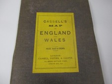 1865 Cassell's Map of England & Wales 25.5