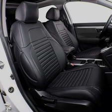 EKR Custom-Fit 2018-2022 Honda Accord LX Seat Covers 5-Seat Full Set Leather picture