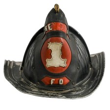 Antique Cairns & Brother No 1 Aluminum and Leather Fireman Helmet picture