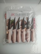AR+Cook 6PC Steak Knife Set - Pink - New picture