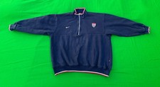 Vintage RARE Nike USA National Soccer Team Men's Pull Over Sweatshirt Size L. picture