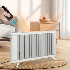 VILOBOS 1500W Portable Electric Space Heater Adjustable Thermostat Timer Remote picture
