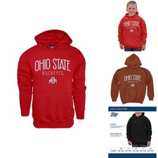 Blue 84 Ohio State Buckeyes Hooded Sweatshirt Zingy Team Color X-Large picture
