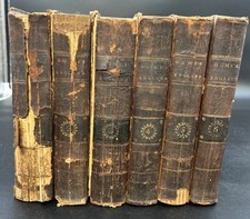 Complete 1796 History of England David Hume 6 Vol Set Philadelphia  First Print picture