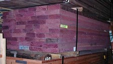 10 BOARD FEET 8/4 EXOTIC PURPLEHEART LUMBER WOOD FAS GRADE picture
