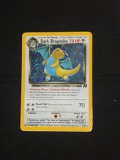 Pokémon TCG Dark Dragonite Holo Card 5/82 Team Rocket WOTC Vintage HP See Pics picture