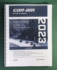 2023 Can-Am Spyder RT Operator's Manual With Protective Covers picture