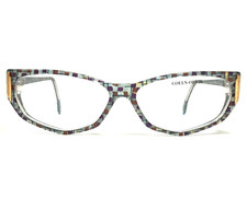Vintage Coeln Optik Eyeglasses Frames MOD.0188/174 Clear Purple Blue 55-15-120 picture