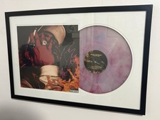 Post Malone August 26th Vinyl Record Signed Inscribed GTP Framed Autograph picture