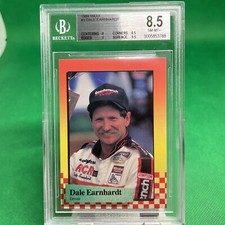 1989 Maxx Racing #3 Dale Earnhardt Rookie Card BGS 8.5 NM-MT picture