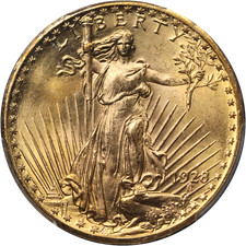 1928 Saint-Gaudens Gold $20 CAC Sticker PCGS MS65+ Blazing Gem Strong Strike picture