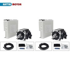 US SHIP】2SET Servo Motor Kit 750W 110V Servo Motor No Brake+Driver Controller picture