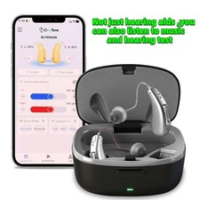 Bluetooth APP Hearing Aids For Seniors Rechargeable With Noise Cancellation OTC picture