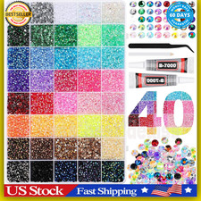 32000Pcs Bedazzler Kit with Rhinestones, Bedazzling Kit 40 Colors 3mm with picture