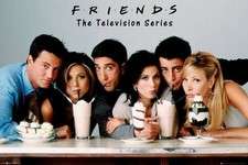 Friends Full Cast Milkshake Poster 24 x 36 picture