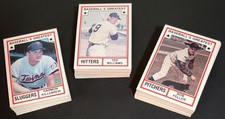 1982 TCMA Baseball's Greatest 135-Card Set Sluggers Hitters Pitchers White Backs picture