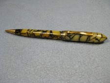 Rare Vintage 1934 Chicago World's Fair Avon Fountain Pen / Pencil Gold Plate tip picture