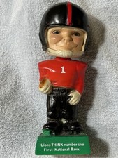 Detroit Lions Football Player Bobblehead Bank 1968 Moro Inc picture